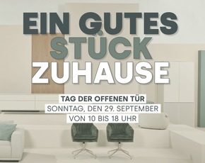 Pressemitteilung: Neun offene Türen für „ein gutes Stück Zuhause“