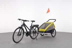 Kindertransport mit dem Fahrrad / ADAC vergleicht fünf Transportsysteme für Kinder