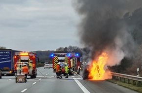 Polizeiinspektion Rotenburg: POL-ROW: ++ SUV brennt auf der Autobahn ++ Unehrlicher Finder ++