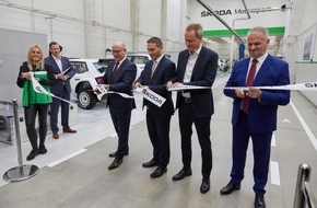 Skoda Auto Deutschland GmbH: SKODA FABIA R5 hat ein neues Zuhause: neue Zentrale für SKODA Motorsport (FOTO)