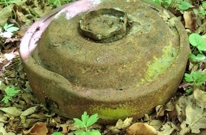 Landespolizeiinspektion Jena: LPI-J: Mine bei Aufräumarbeiten gefunden