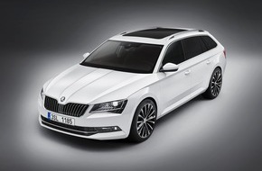 Skoda Auto Deutschland GmbH: Der neue SKODA Superb Combi: Raumriese mit Top-Technik - Zusammenspiel von Funktion und Emotion (FOTO)