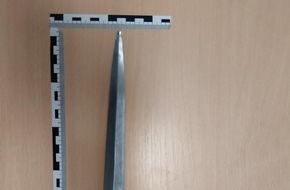 Bundespolizeiinspektion Bremen: BPOL-HB: Im Handgep&auml;ck vergessen - Bundespolizei stellt Dolch am Bremer Flughafen sicher