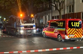 Feuerwehr Dortmund: FW-DO: Gasaustritt in Dortmunder Innenstadt - mehrere Gebäude geräumt