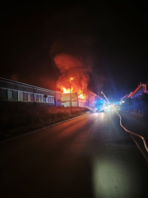 KFV Sigmaringen: 17.06.2026 Brand Industriegebäude in Neufra