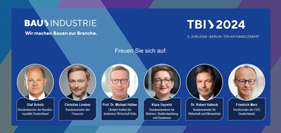 Hauptverband der Deutschen Bauindustrie e.V.: Presseeinladung zum TAG DER BAUINDUSTRIE (#TBI24) am 5. Juni in Berlin