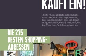 ZÜRICH KAUFT EIN!: Das neue ZÜRICH KAUFT EIN! 2013 / Die 275 besten Shopping-Adressen der Stadt Zürich. Auf 236 Seiten (BILD)