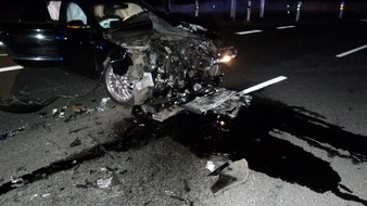 Polizei Minden-Lübbecke: POL-MI: Schwerer Verkehrsunfall auf der Bundesstraße 482, 24-Jähriger unter Alkoholeinfluss