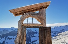 Ski Juwel Alpbachtal Wildschönau: Selfie-Magnet im Ski Juwel Alpbachtal Wildschönau: Diese Türe sorgt für Klicks