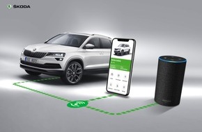 Skoda Auto Deutschland GmbH: Alexa in SKODA Connect wird dreisprachig