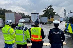 Polizeipräsidium Ludwigsburg: POL-LB: Trucker-Safety-Day: Landespolizei, Bundespolizei und Zoll kontrollieren gemeinsam an der A8