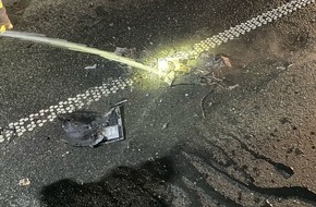 Feuerwehr Schermbeck: FW-Schermbeck: Nachlöscharbeiten nach Laptopbrand