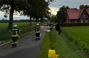 Freiwillige Feuerwehr Aurich: FW-AUR: Auto durch Feuer zerst&ouml;rt