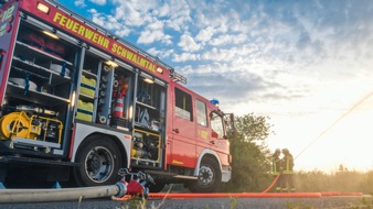 FFW Gemeinde Schwalmtal: FFW Schwalmtal: Feuerwehr löscht mehrere Brände zeitgleich