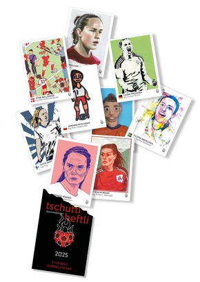 tschutti heftli x Red Boots Aarau: Foyer-Ausstellung im Stadtmuseum Aarau