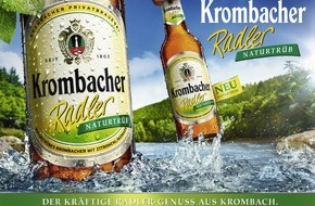 Krombacher Brauerei GmbH & Co.: Der kräftige Radler-Genuss aus Krombach: Krombacher Radler Naturtrüb