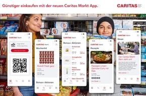 Caritas Schweiz / Caritas Suisse: Épiceries Caritas / Une nouvelle application pour soulager les personnes en situation de pauvreté