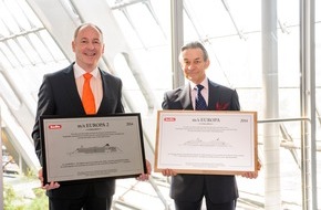 Hapag-Lloyd Cruises: Berlitz Cruise Guide 2014: MS EUROPA und MS EUROPA 2 mit Bestnote 5-Sterne-Plus ausgezeichnet (BILD)