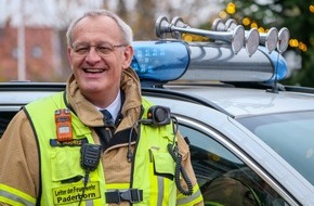 Verband der Feuerwehren im Kreis Paderborn: FW-PB: Paderborns Feuerwehrchef Ralf Schmitz wird am Sonntag 60 Jahre alt