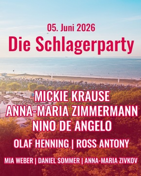 COAST IN CONCERT bringt 2026 Schlagerstars nach Cuxhaven