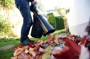 TÜV SÜD: TÜV SÜD-Tipps zu Laubsaugern und -bläsern