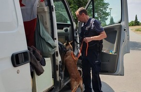 Hauptzollamt Potsdam: HZA-P: Drogenkontrolle bei der An- und Abreise zum Antaris-Festival / Polizei und Zoll gemeinsam im Einsatz