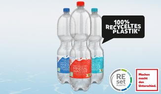 Kaufland: Kaufland und Lidl: Alle PET-Einwegpfandflaschen der Schwarz Produktion zu 100 Prozent aus recyceltem PET