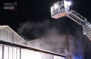 Feuerwehr Iserlohn: FW-MK: Feuer in einem Traforaum
