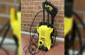 Polizei Steinfurt: POL-ST: Hörstel, Eigentümer gesucht, Hochdruckreiniger sichergestellt