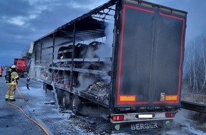 Polizeidirektion Kaiserslautern: POL-PDKL: Lkw-Brand auf der A6