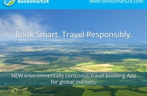 BookSmart24: BookSmart24: Neue App für umweltbewusstes Reisen findet die CO2-ärmste Route zum Wunschziel