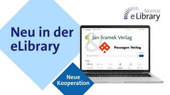 Nomos Verlagsgesellschaft mbH & Co. KG: Nomos eLibrary kooperiert mit Jan Sramek Verlag und Passagen Verlag