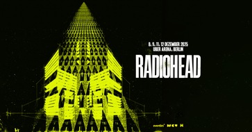 MCT Agentur GmbH: Radiohead kündigen eine Reihe von europäischen Live-Terminen für November und Dezember 2025 an