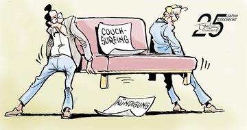 Bundesgeschäftsstelle Landesbausparkassen (LBS): Couchsurfing gestattet / Unentgeltliches Überlassen eines Übernachtungsplatzes