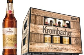 Krombacher Brauerei GmbH & Co.: Krombacher erweitert Spezialitätensortiment "Krombacher Brautradition" / Zum September 2018 führt der Marktführer die neue Sorte "Krombacher Brautradition Naturtrübes Landbier" ein