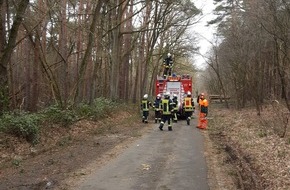 Feuerwehr Schermbeck: FW-Schermbeck: Weiterer Sturmeinsatz nach einsatzreichem Abend