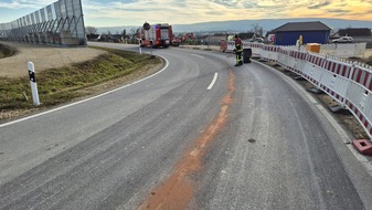 Feuerwehr Allensbach: FW Allensbach: G1 Ölspur innerorts