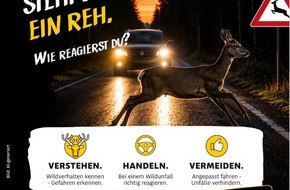 Polizeidirektion Kiel: POL-KI: 260914.1 Kiel / Kreis Pl&ouml;n: Neu bei uns: "Pass auf!" - Der Pr&auml;ventionstipp der Kieler Polizei - jeden Monat neu! SEPTEMBER - Thema Wildwechsel - Hinweis auf Pr&auml;ventionsveranstaltung