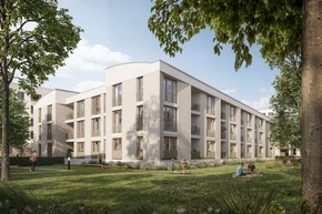 Baustart im Segelflieger Quartier Berlin:  BAUWERT AG beginnt mit Aushub der Baugruben f&uuml;r die ersten beiden Wohngeb&auml;ude Arthur und Thekla