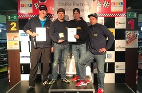 Feuerwehr Düsseldorf: FW-D: NRW Meisterschaften im Kartfahren der Berufsfeuerwehren - Team der Feuerwehr Düsseldorf belegte zweiten Platz