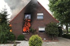 Polizeiinspektion Wilhelmshaven/Friesland: POL-WHV: Brand eines Zweifamilienhauses in Varel
