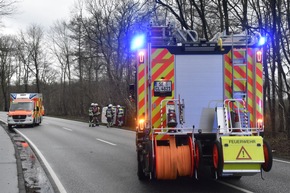 FW Norderstedt: Jahreswechsel 2021/2022: Verkehrsunfälle, Kleinbrände, Tierrettung