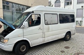 Landespolizeiinspektion Erfurt: LPI-EF: Transporter aus dem Verkehr gezogen