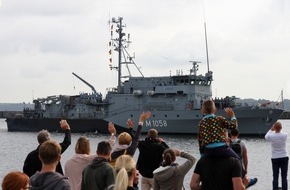 Presse- und Informationszentrum Marine: NATO-Einsatzverbände - Minenjagdboot "Fulda" bis Sommer ins Mittelmeer