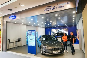 Ford geht dahin, wo Kunden einkaufen: In Zusammenarbeit mit dem Autohaus Bunk werden in der Europa-Galerie in Saarbrücken neue Möglichkeiten zum Kauf von Autos getestet