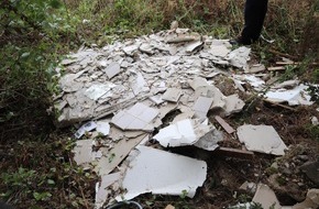 Polizeidirektion Wittlich: POL-PDWIL: illegale Abfallablagerung im Wald in Heisdorf