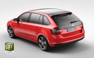 Skoda Auto Deutschland GmbH: SKODA Rapid Spaceback gewinnt Designpreis beim ,Automotive Brand Contest 2014' (FOTO)