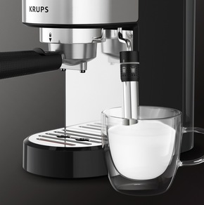 Präzise, virtuos, authentisch: Mit den Siebträgermaschinen von Krups wird jeder zum Barista