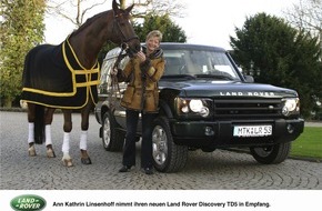 Jaguar Land Rover Deutschland GmbH - Presse Land Rover: Ann Kathrin Linsenhoff fährt Discovery