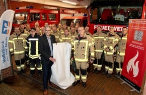 Freiwillige Feuerwehr der Stadt Goch: Feuerwehr Goch: Rauchvorhang für den Löschzug Pfalzdorf